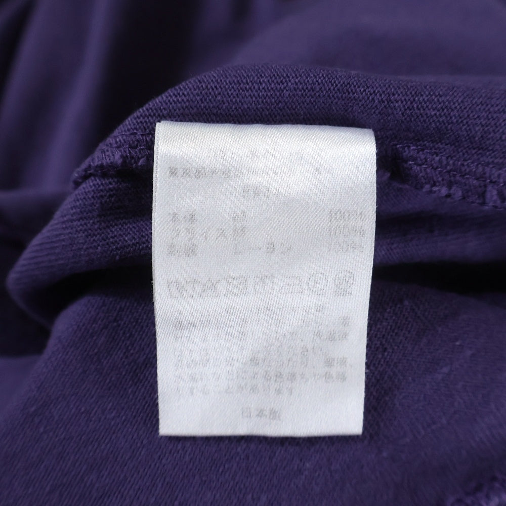 Needles(ニードルス) L/S Pocket Tee ロゴ刺繍 ロングスリーブ カットソー 長袖 パープル