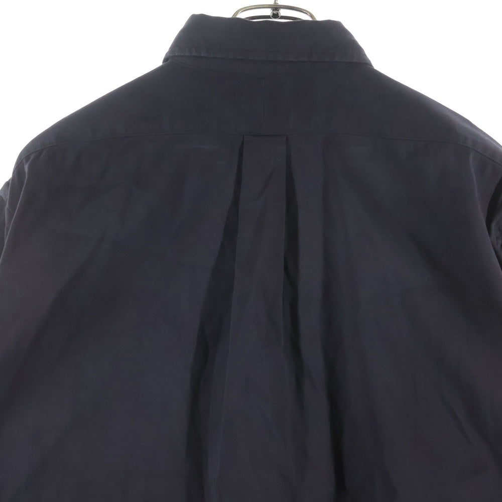 A.PRESSE(アプレッセ) 24AW Double Weave Twill Regular Collar Shirt ツイル長袖シャツ ブラック 24SAP-02-03H