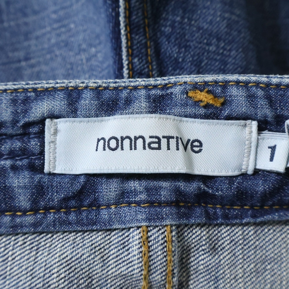 nonnative(ノンネイティブ) ジップフライ フレアデニムパンツ インディゴ NN-P4006