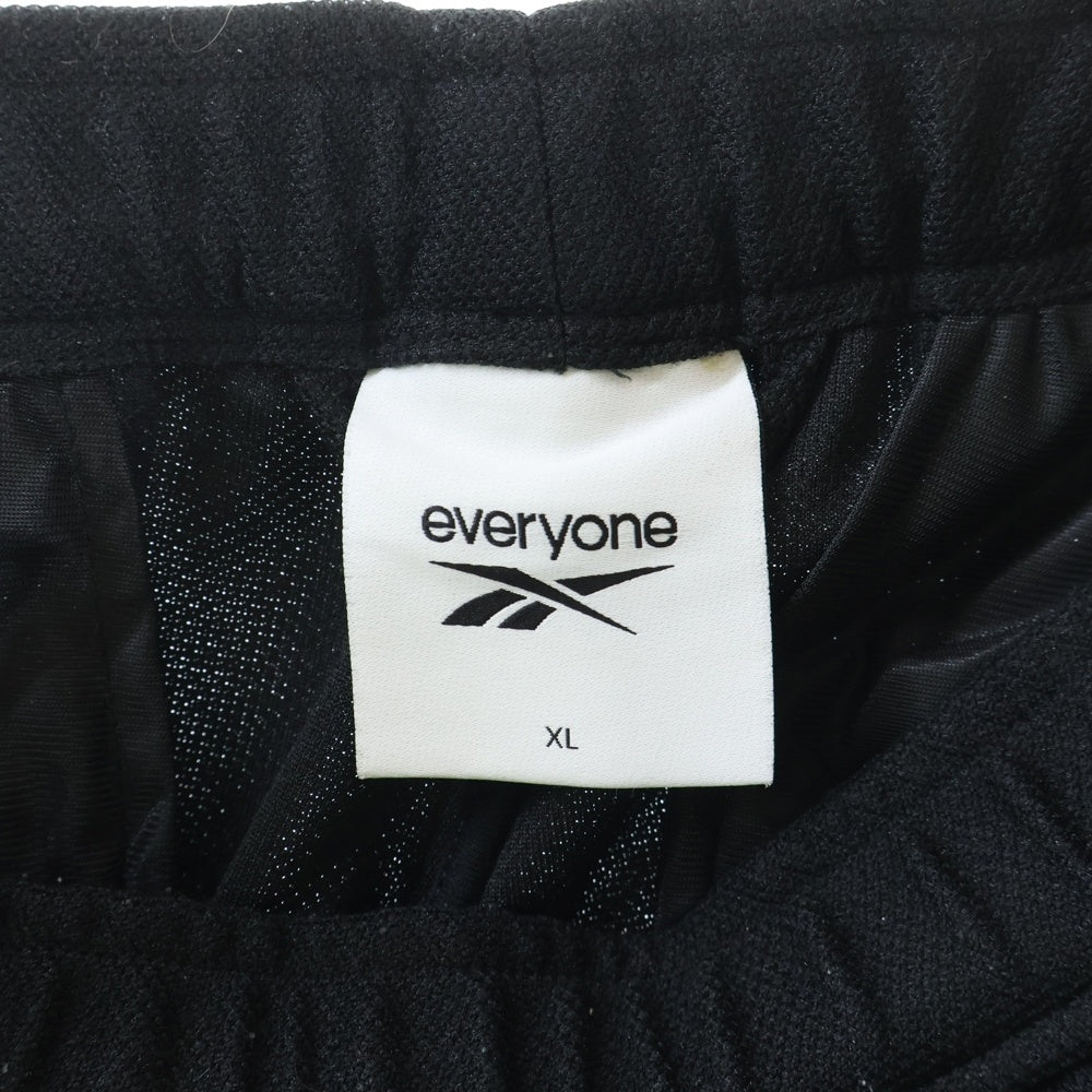 everyone(エブリワン) ×REEBOK CLASSIC TRACK PANTS リーボック クラシック トラックパンツ ブラック