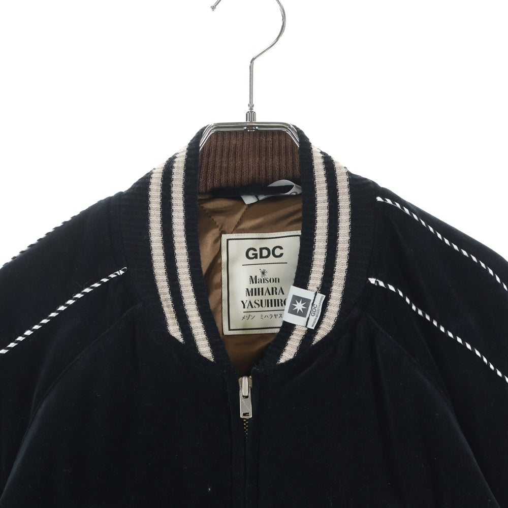 MAISON MIHARAYASUHIRO(メゾンミハラヤスヒロ) ×GDC Satin Blouson ジーディーシー スカジャン ジャケット ブラック C15BL061