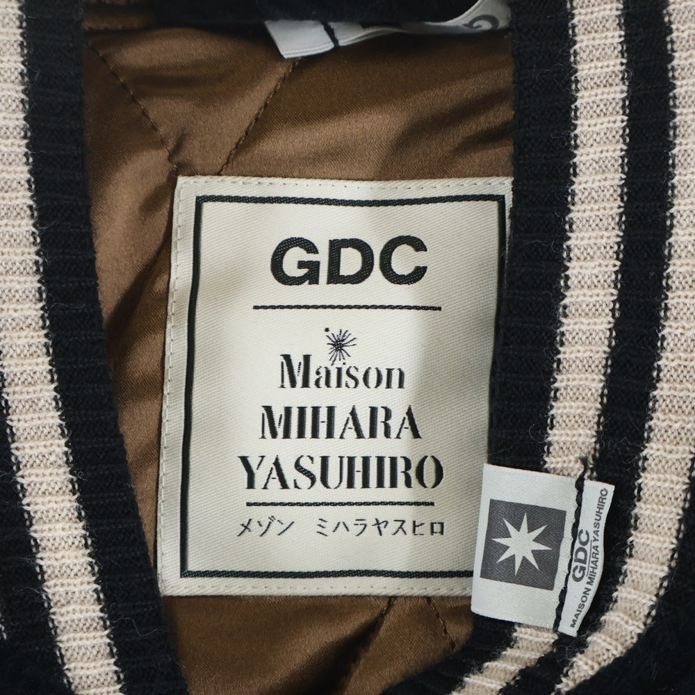 MAISON MIHARAYASUHIRO(メゾンミハラヤスヒロ) ×GDC Satin Blouson ジーディーシー スカジャン ジャケット ブラック C15BL061