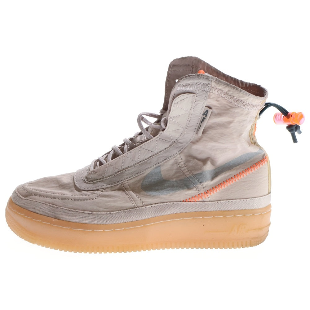 NIKE(ナイキ) Air Force 1 High Shell Platinum Violet BQ6096-003 エアフォース1 ハイ シェル プラチナムバイオレット ハイカットスニーカーUS6.5/23.5cm ピンク レディース