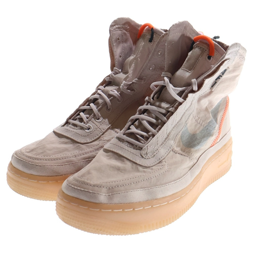 NIKE(ナイキ) Air Force 1 High Shell Platinum Violet BQ6096-003 エアフォース1 ハイ シェル プラチナムバイオレット ハイカットスニーカーUS6.5/23.5cm ピンク レディース