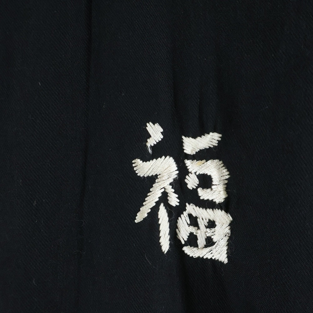 WACKO MARIA(ワコマリア) VIETNAM JACKET SMOKE EVERYDAY ロゴ刺繍 スモークエブリデイ ベトナムジャケット ブラック