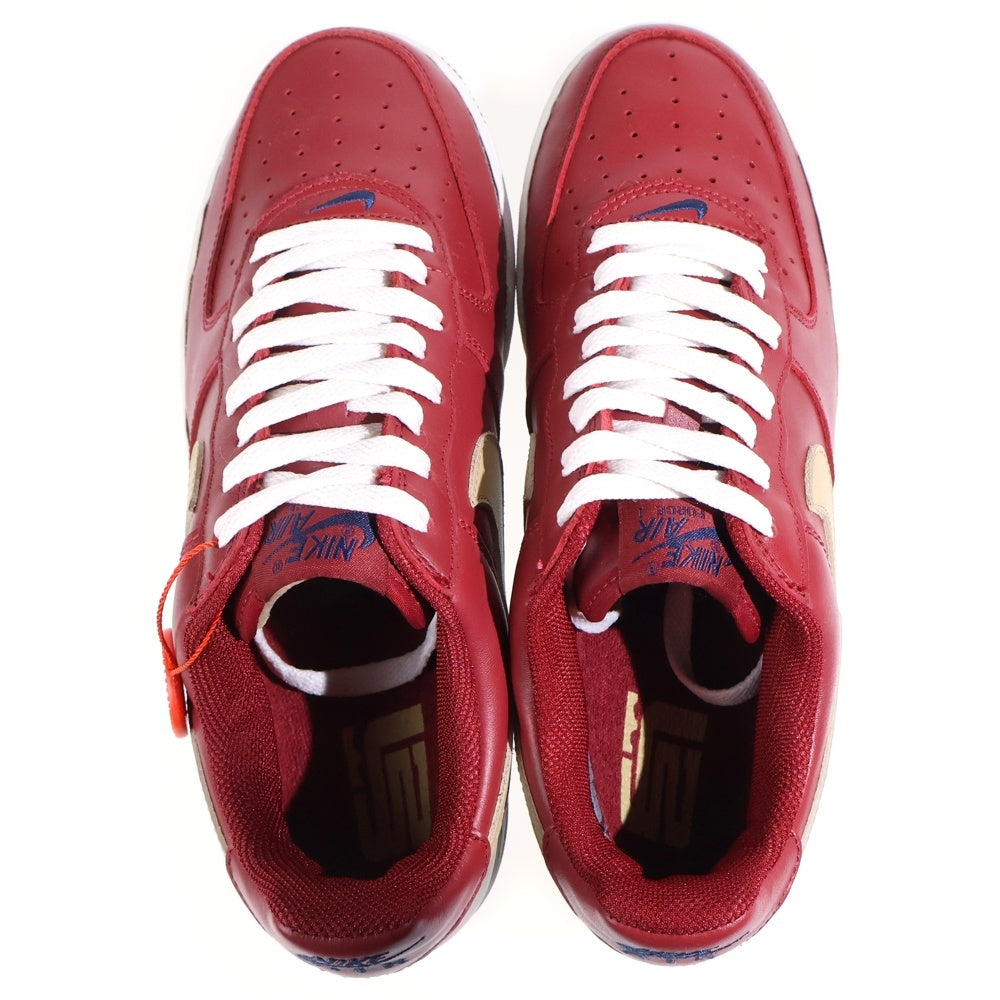 NIKE(ナイキ) 【観賞用】×LeBron James Air Force 1 Low Varsity Crimson 306353-671 レブロンジェームス エアフォース1 ロー ローカットスニーカー レッド US9/27cm