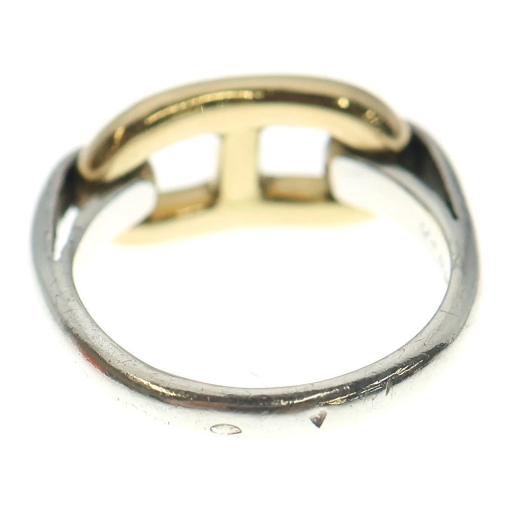 HERMES(エルメス) ヴィンテージ シェーヌダンクル コンビリング シルバー/ゴールド レディース