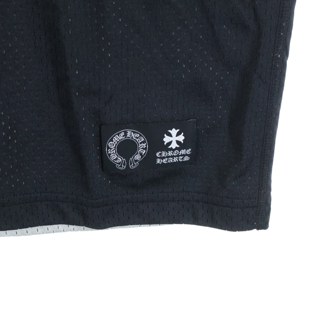 CHROME HEARTS(クロムハーツ) MESH WARM UP JERSEY リバーシブルCHロゴプリントメッシュタンクトップ ブラック