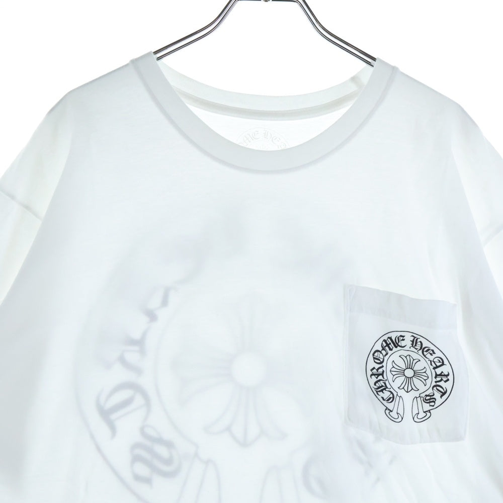 CHROME HEARTS(クロムハーツ) HORSESHOE S/S TEE ホースシュープリント 半袖Tシャツ カットソー ホワイト