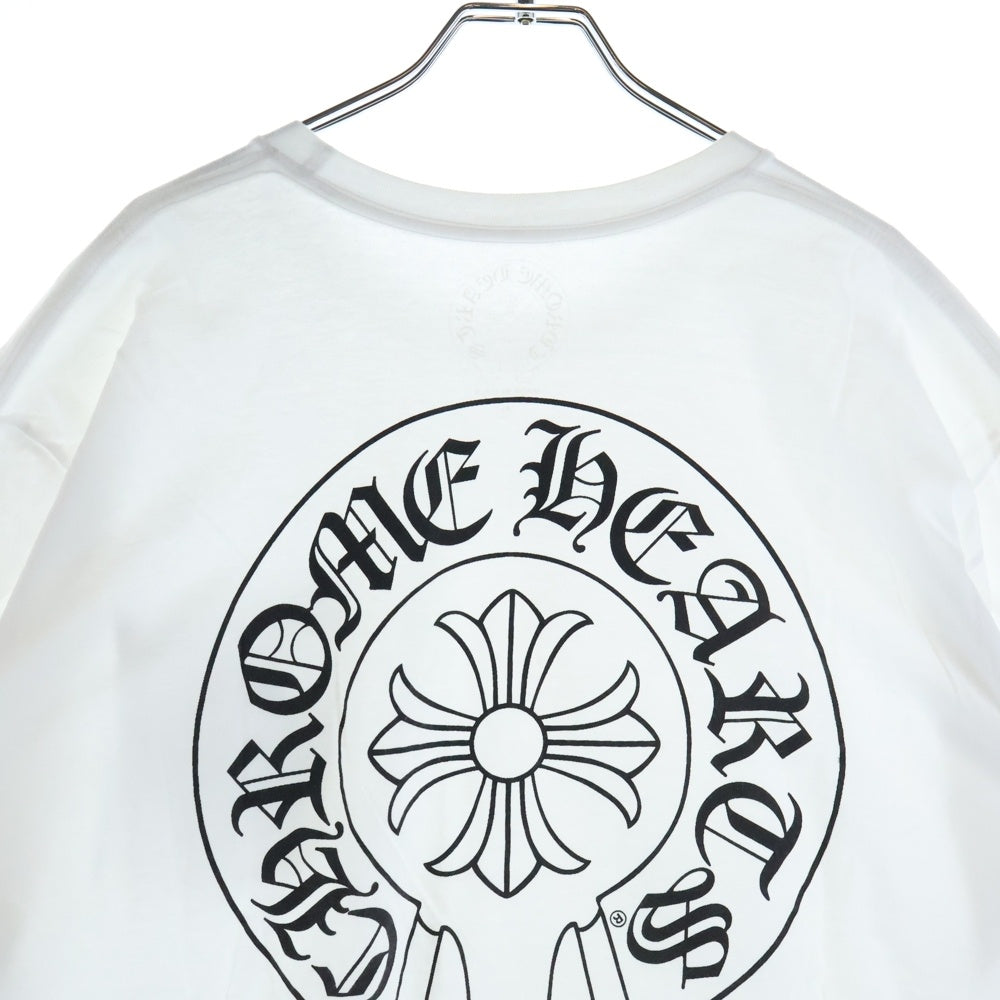 CHROME HEARTS(クロムハーツ) HORSESHOE S/S TEE ホースシュープリント 半袖Tシャツ カットソー ホワイト