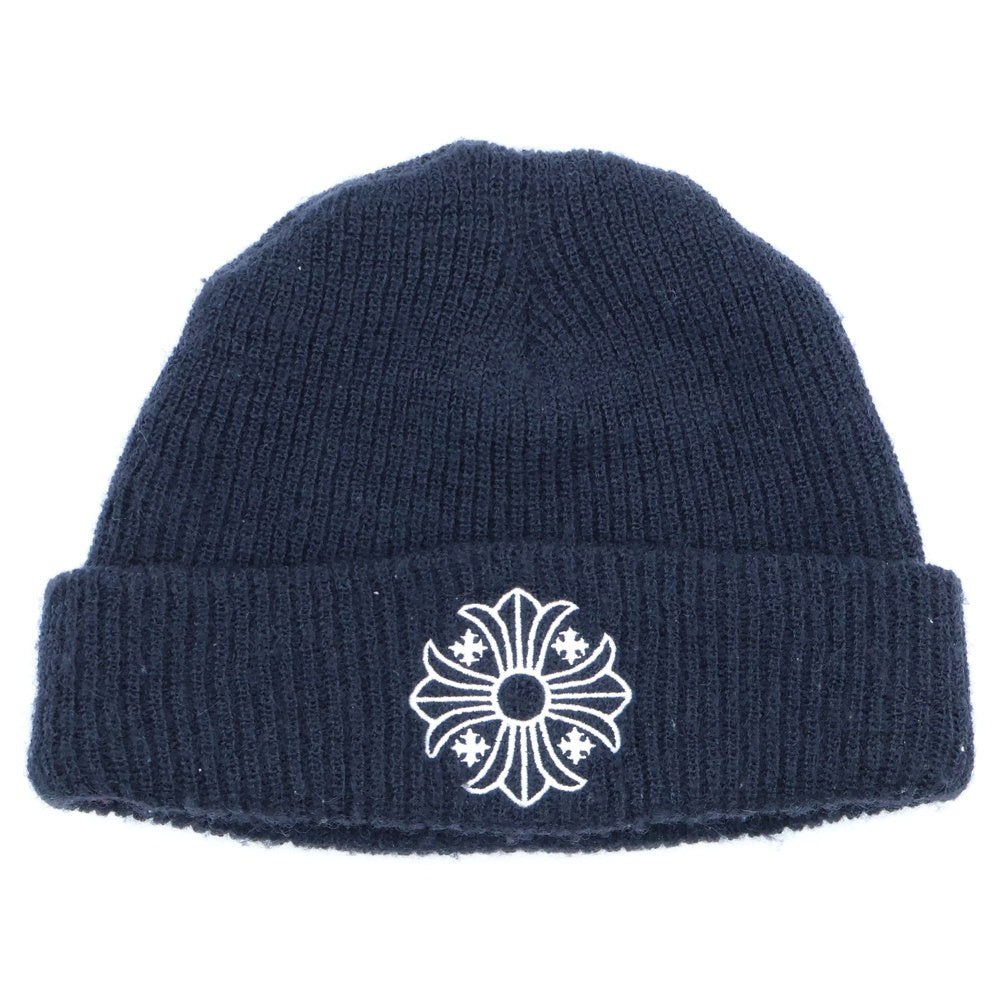 CHROME HEARTS(クロムハーツ) WOOL WATCH CAP CHプラス刺繍ウールビーニー ニットキャップ 帽子 ブラック