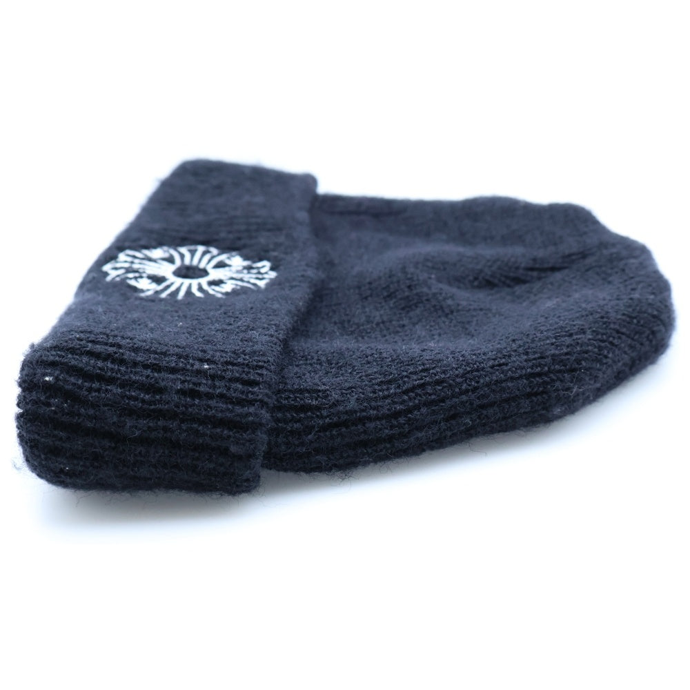 CHROME HEARTS(クロムハーツ) WOOL WATCH CAP CHプラス刺繍ウールビーニー ニットキャップ 帽子 ブラック