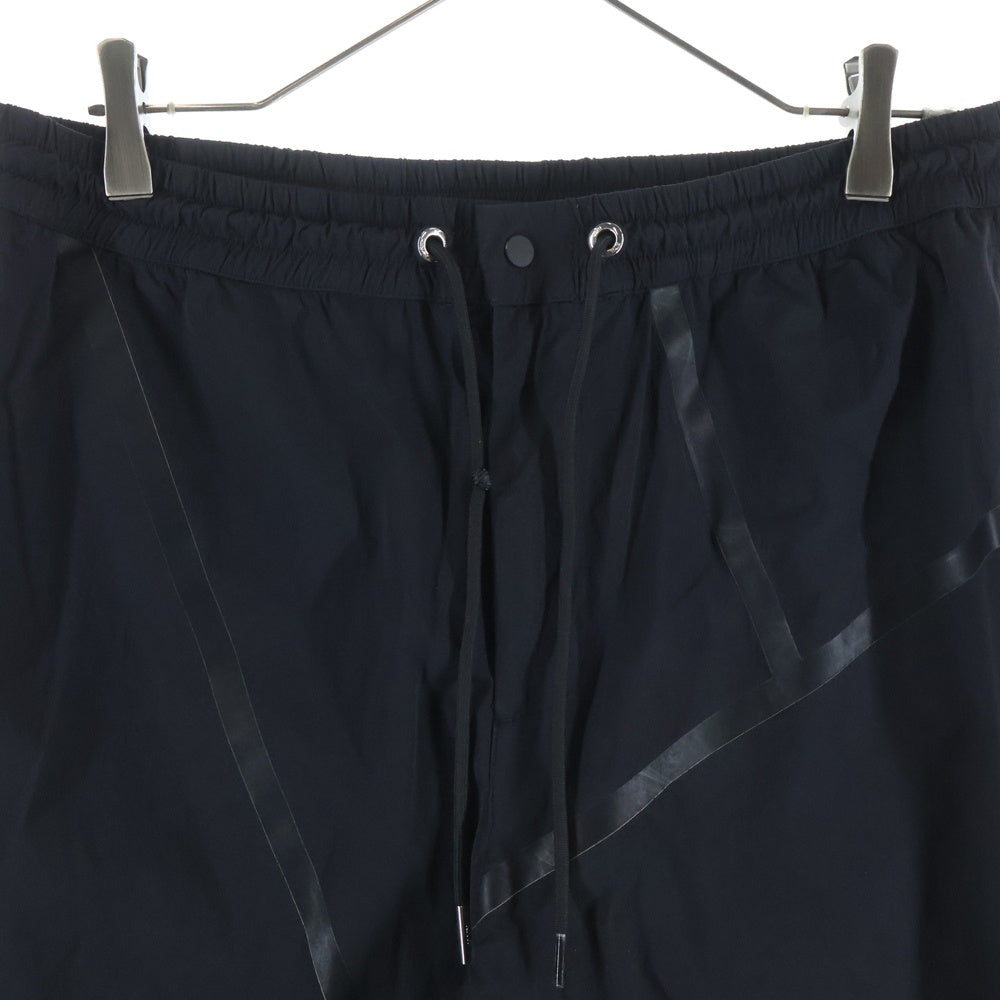 KITH(キス) 22SS MADISON PANT KHM060114 ナイロンドローストリングイージーパンツ ブラック