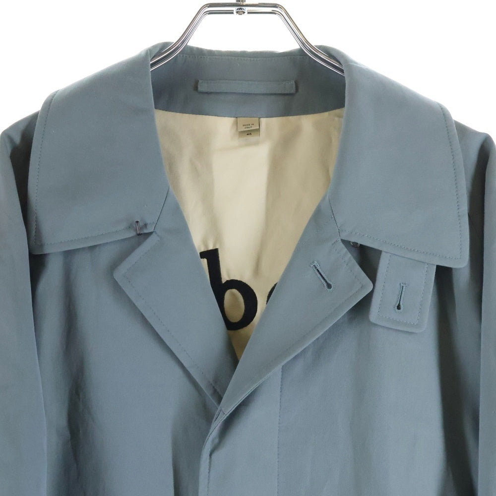 BURBERRY(バーバリー) 裏地チェック ステンカラーコート 8004369 グリーン