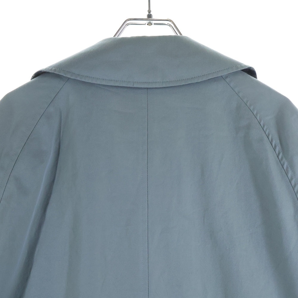 BURBERRY(バーバリー) 裏地チェック ステンカラーコート 8004369 グリーン