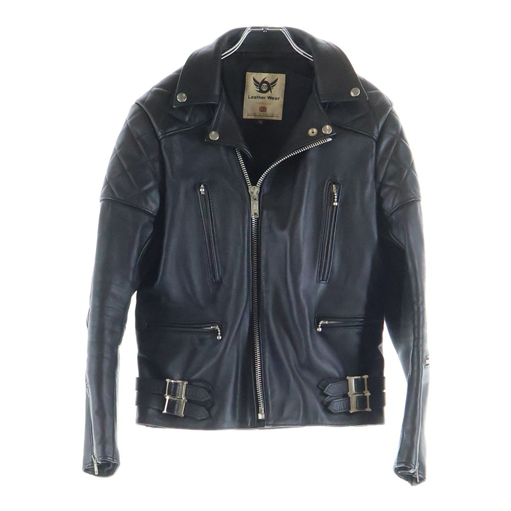 666 LEATHER WEAR(トリプルシックスレザーウェア) ダブルライダースジャケット ブラック