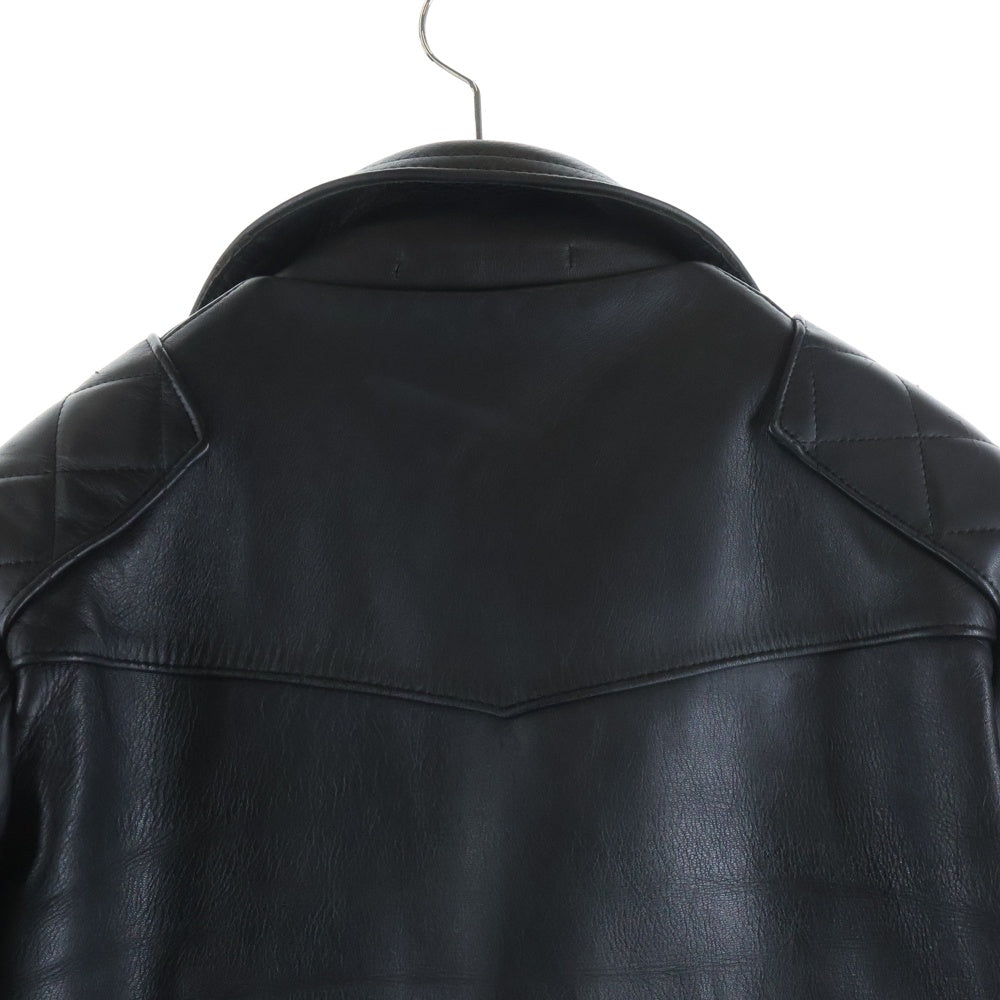 666 LEATHER WEAR(トリプルシックスレザーウェア) ダブルライダースジャケット ブラック