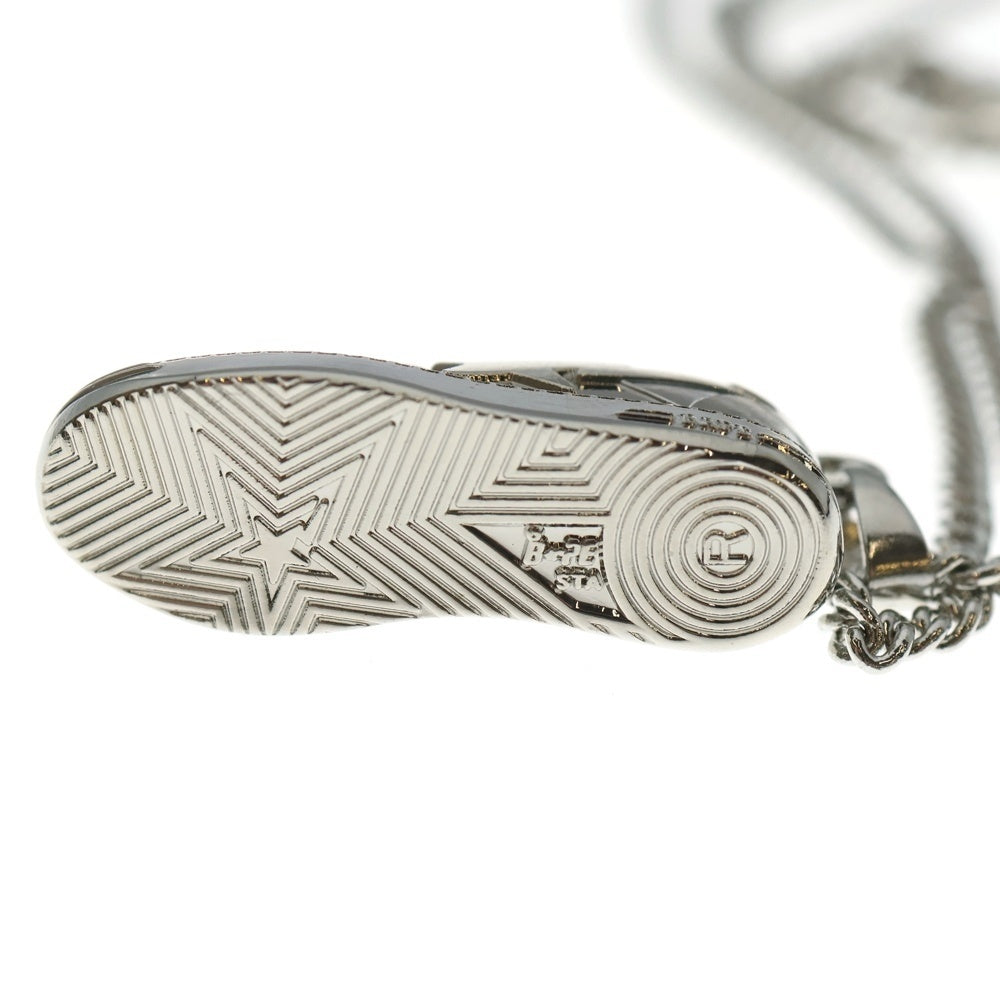 A BATHING APE(アベイシングエイプ) BAPESTA スニーカーキーホルダー シルバー