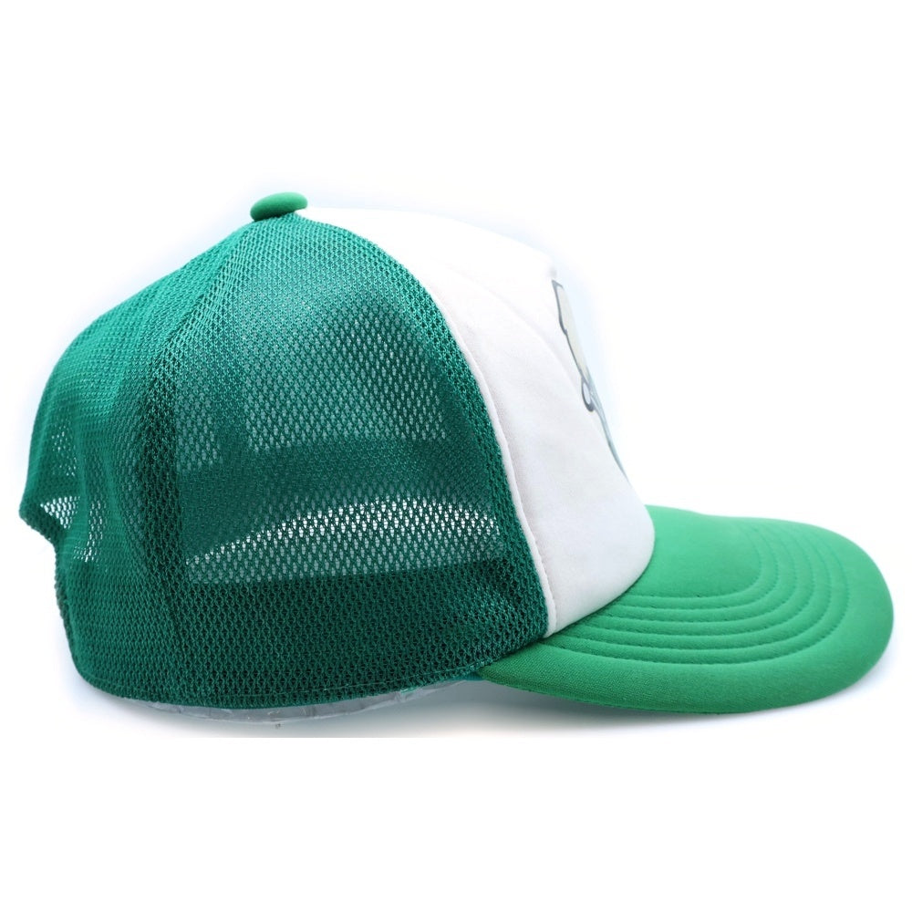 NUMBER (N)INE(ナンバーナイン) 03AW ARCHIVE カート期 Rolling Stones Trucker Cap ローリングストーンズ プリント キャップ 帽子 グリーン/ホワイト