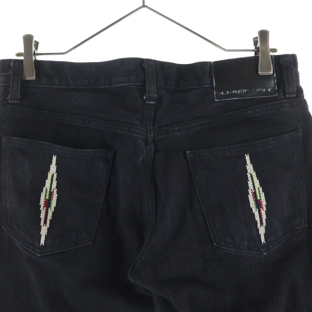 NUMBER (N)INE(ナンバーナイン) 05AW ARCHIVE THE HIGH STREETS期 オルテガデニムパンツ ブラック