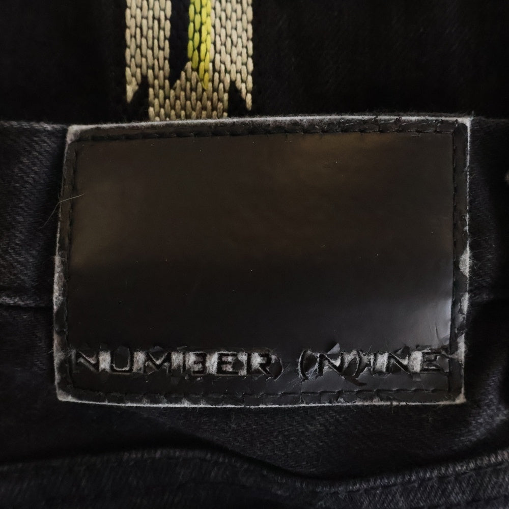 NUMBER (N)INE(ナンバーナイン) 05AW ARCHIVE THE HIGH STREETS期 オルテガデニムパンツ ブラック