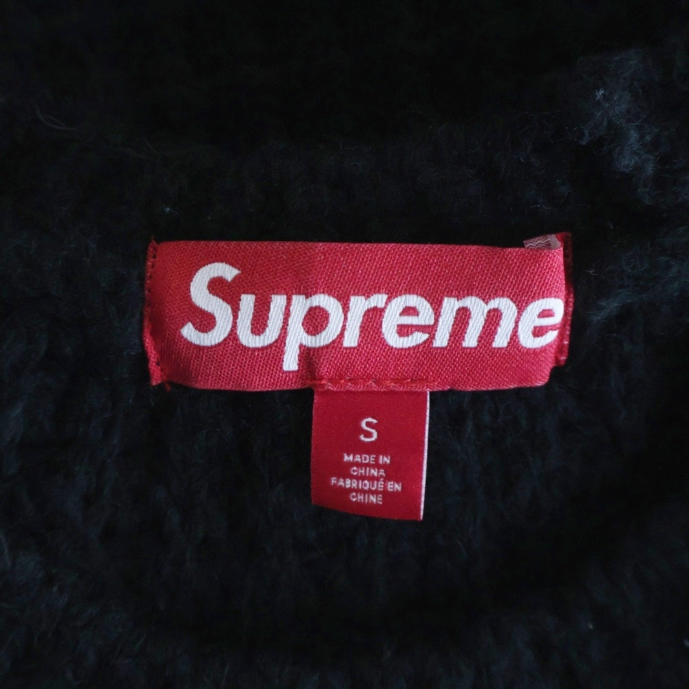 SUPREME(シュプリーム) 25AW Small Box Waffle Sweater スモールボックス ワッフル セーター ブラック