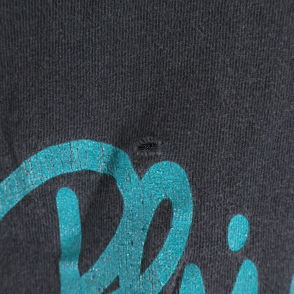 VINTAGE(ヴィンテージ) 90s PHIL COLLINS BROCKUMタグ フィルコリンズ クルーネック 半袖Tシャツ ブラック