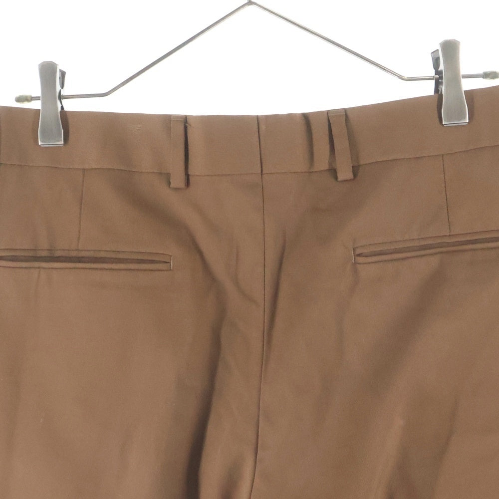 DIOR(ディオール) ×Travis Scott 22AW ウール刺繍フレアスラックス パンツ 283C102A4739 ブラウン