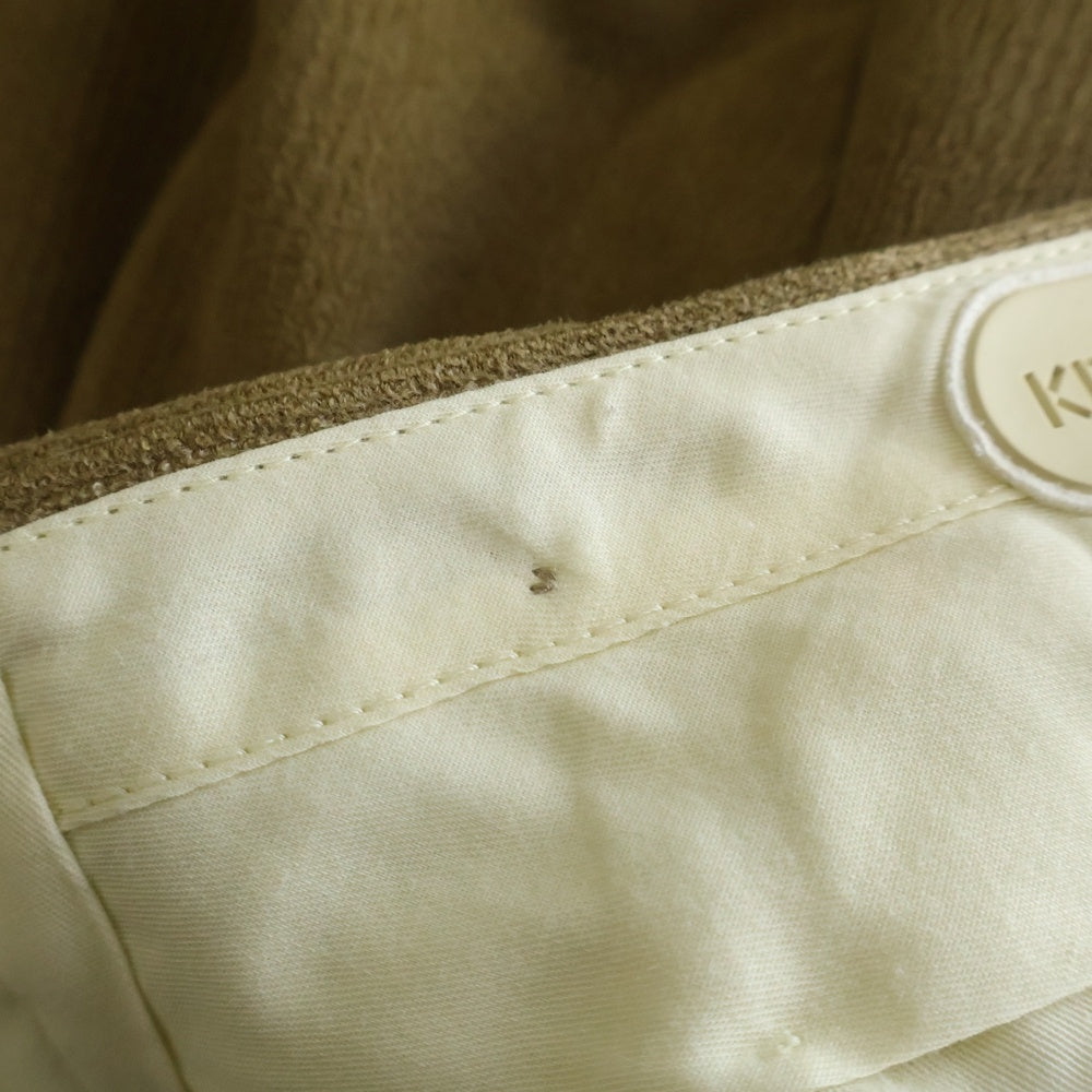 KENZO(ケンゾー) 2タック コーデュロイ スラックスパンツ 535-J-6545 ブラウン