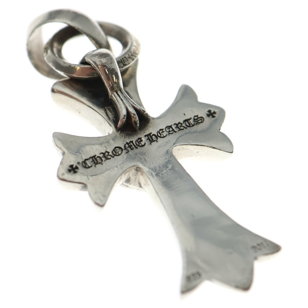 CHROME HEARTS(クロムハーツ) CH CRS SML HRT W/BALE Wベイル スモールCHクロス ハート ペンダントトップ シルバー