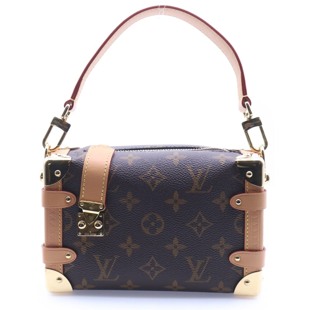 LOUIS VUITTON(ルイヴィトン) モノグラム サイドトランクPM 2WAYハンドバッグ M46815 ブラウン レディース