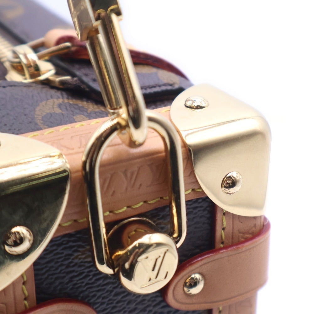 LOUIS VUITTON(ルイヴィトン) モノグラム サイドトランクPM 2WAYハンドバッグ M46815 ブラウン レディース
