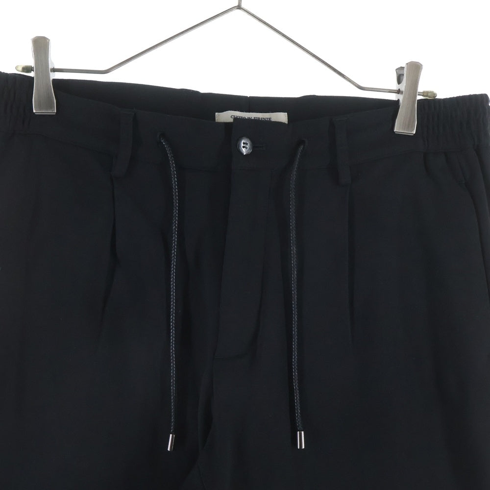 giab's ARCHIVIO(ジャブスアルキヴィオ) ジップフライ イージーパンツ ブラック