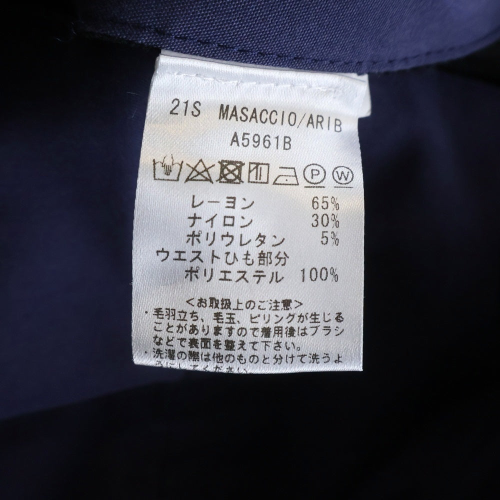 giab's ARCHIVIO(ジャブスアルキヴィオ) ジップフライ イージーパンツ ブラック