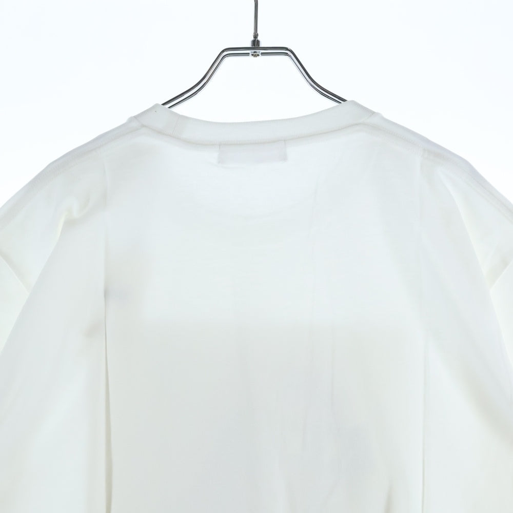 GOD SELECTION XXX(ゴッドセレクショントリプルエックス) 19SS ケイト・モス フォトプリント クルーネックコットン半袖Tシャツ ホワイト GX-S19-ST-18