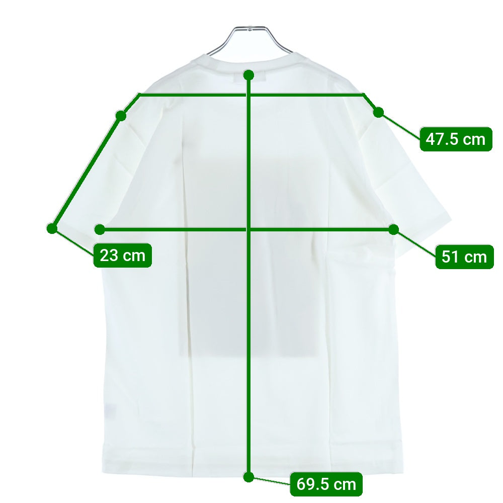 GOD SELECTION XXX(ゴッドセレクショントリプルエックス) 19SS ケイト・モス フォトプリント クルーネックコットン半袖Tシャツ ホワイト GX-S19-ST-18