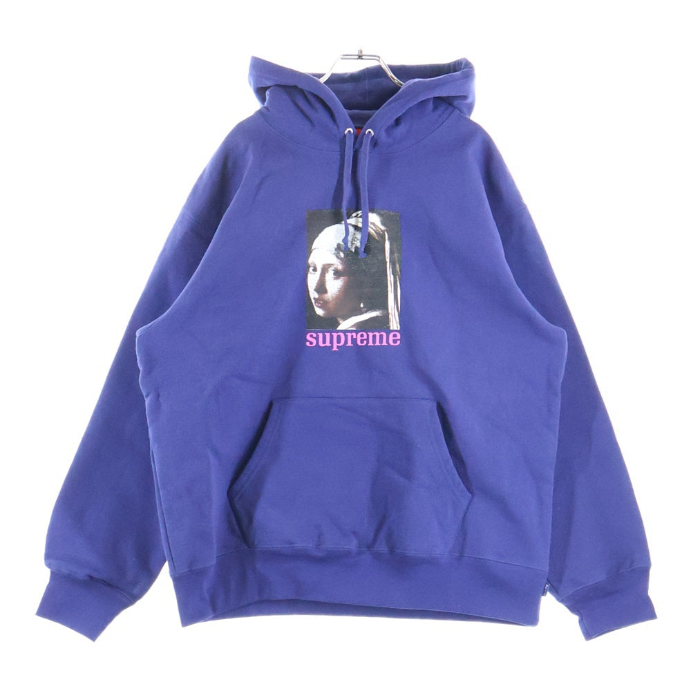 SUPREME(シュプリーム) 20AW Pearl Hooded Sweatshirt パールプリント プルオーバースウェットパーカー フーディ ネイビー