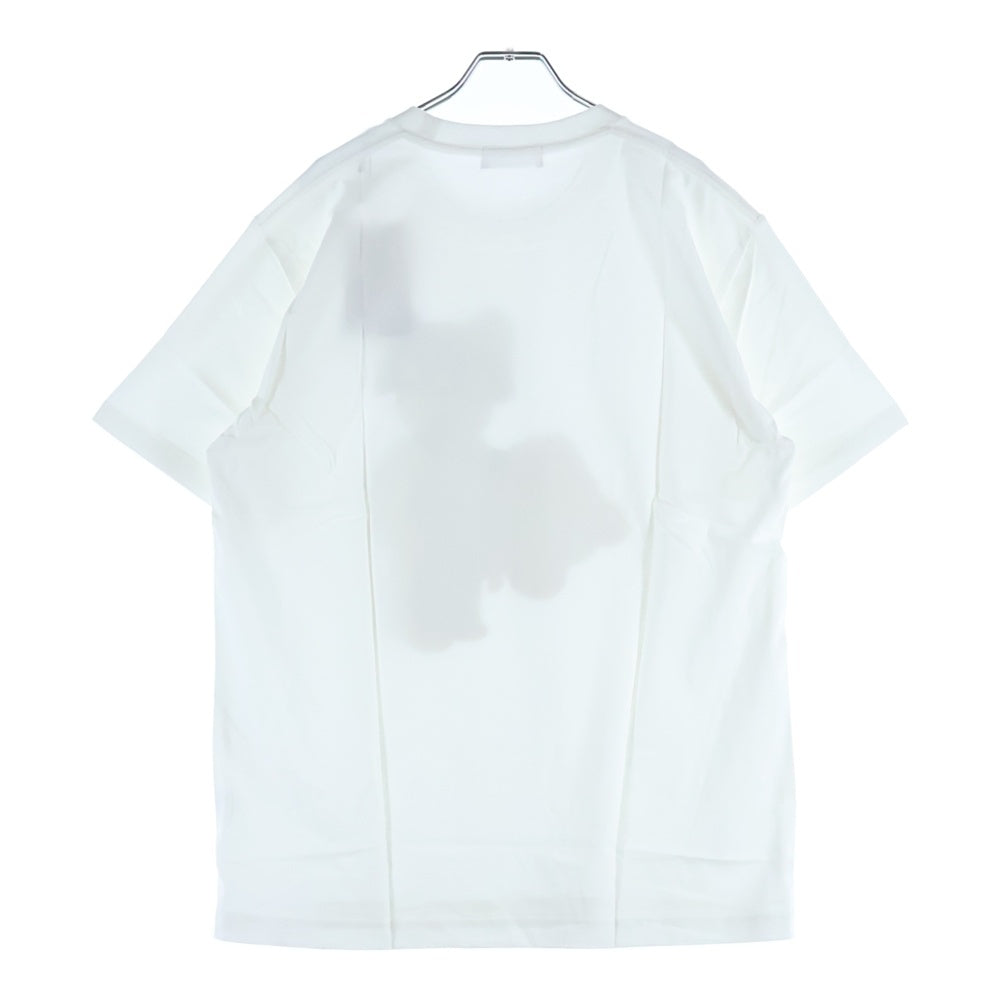 GOD SELECTION XXX(ゴッドセレクショントリプルエックス) 19SS MEDICOM TOYEXHIBITION '19 フロントプリント クルーネックコットン半袖Tシャツ ホワイト GX-S19-MTST-01