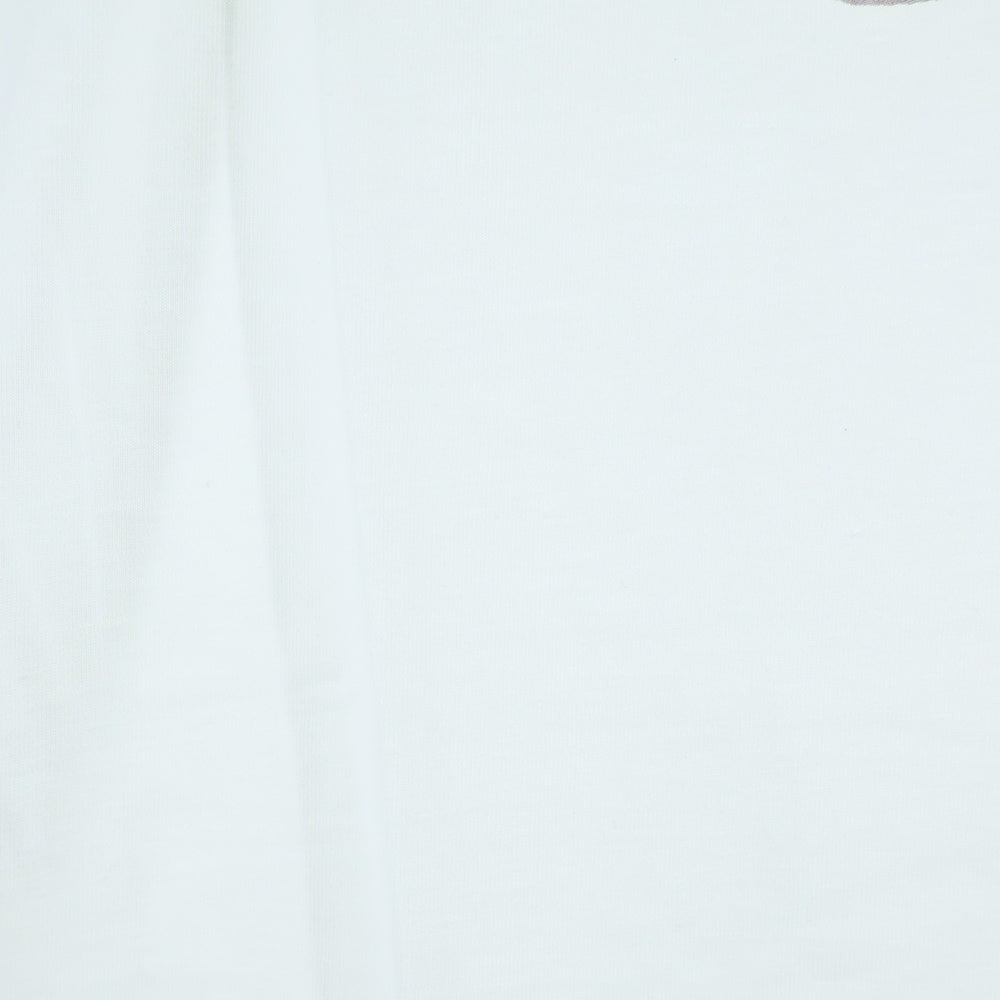 GOD SELECTION XXX(ゴッドセレクショントリプルエックス) 19SS MEDICOM TOYEXHIBITION '19 フロントプリント クルーネックコットン半袖Tシャツ ホワイト GX-S19-MTST-01