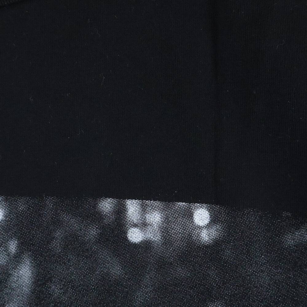 GOD SELECTION XXX(ゴッドセレクショントリプルエックス) 18SS フォトプリント クルーネックコットン半袖Tシャツ ブラック GX-S18-1102-U04