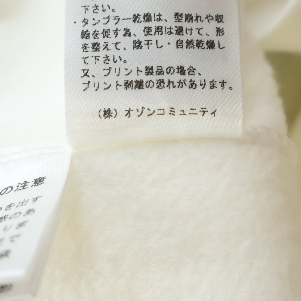 HYSTERIC GLAMOUR(ヒステリックグラマー) 20AW×WIND AND SEA SEA HYS HOODIE シー ヒス フーディー プリントロゴ スウェットパーカー ホワイト 02203CF10