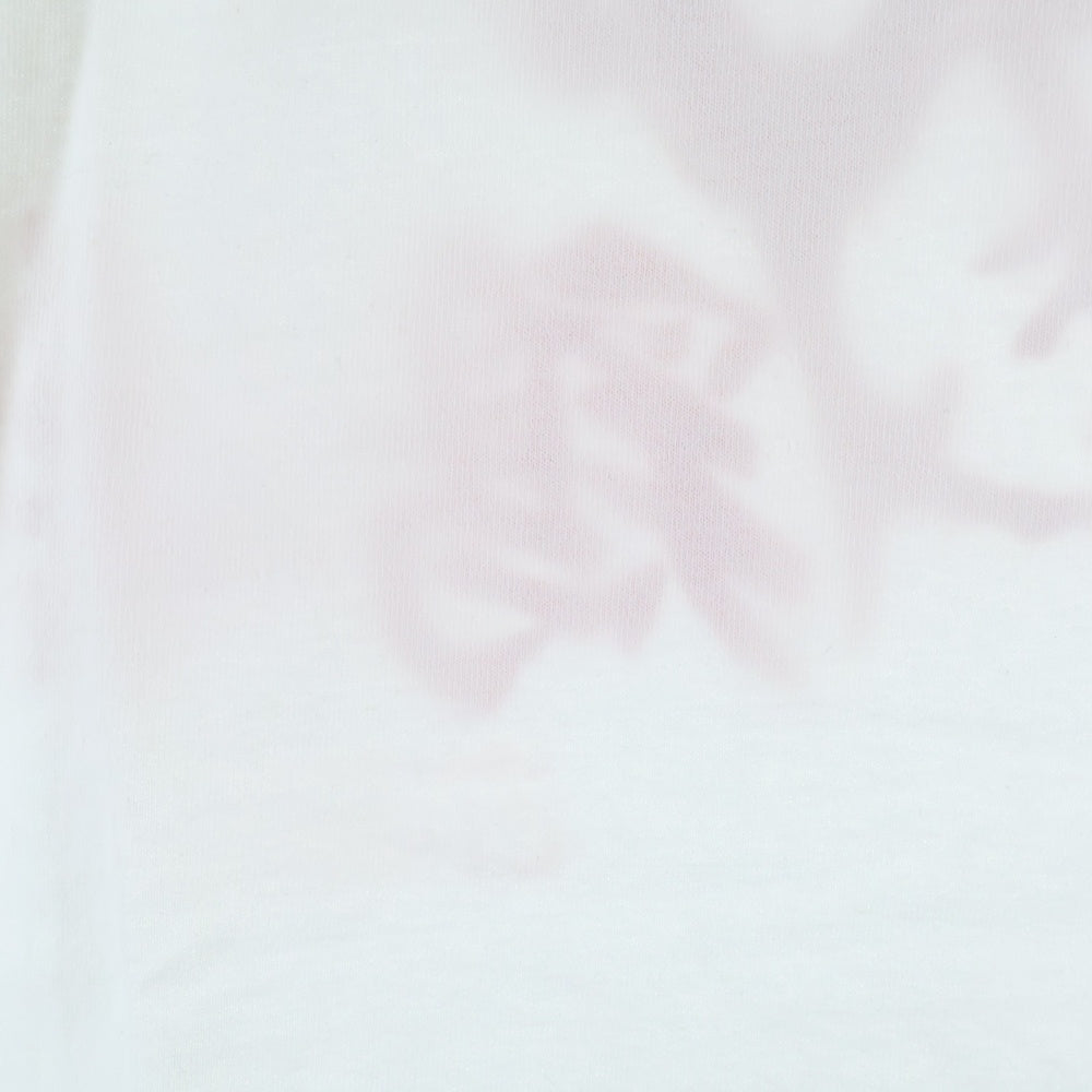 WIND AND SEA(ウィンダンシー) 20AW×chi-i-sha 鶏舎 ロゴプリント クルーネックコットン半袖Tシャツ ホワイト WDS-CISHA-03