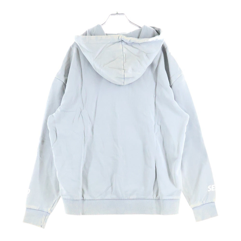 WIND AND SEA(ウィンダンシー) ×GUESS ゲス コットン プルオーバーパーカー グレー WDS-GUESS-02