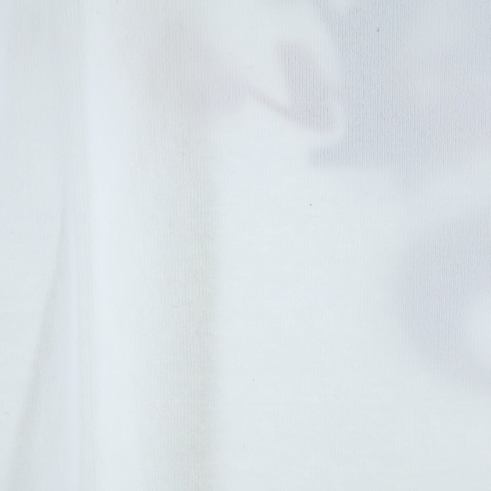 WIND AND SEA(ウィンダンシー) 20SS×HYSTERIC GLAMOUR ヒステリックグラマー ロゴプリント クルーネックコットン半袖Tシャツ ホワイト WDS-HYS-2-04