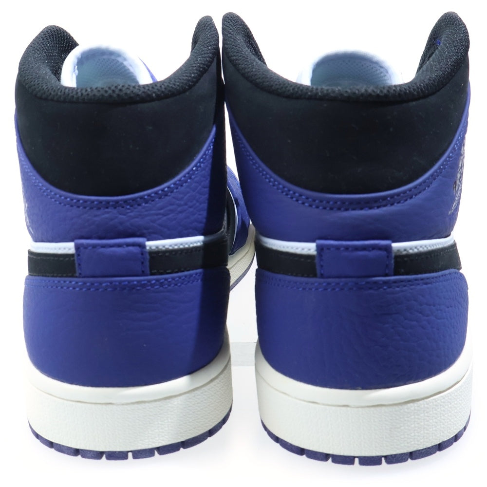 NIKE(ナイキ) AIR JORDAN 1 MID DEEP ROYAL エアジョーダン1 ディープ ロイヤル ミッドカットスニーカー ネイビー US10/28cm 852542-400