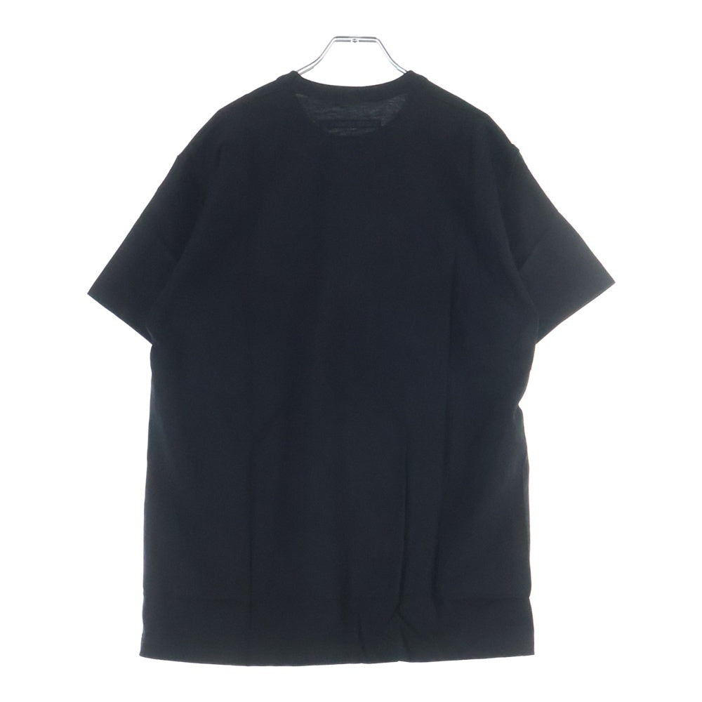 GOD SELECTION XXX(ゴッドセレクショントリプルエックス) 18AW ボクサーフォトプリント クルーネックコットン半袖Tシャツ ブラック GX-A18-061-UM86