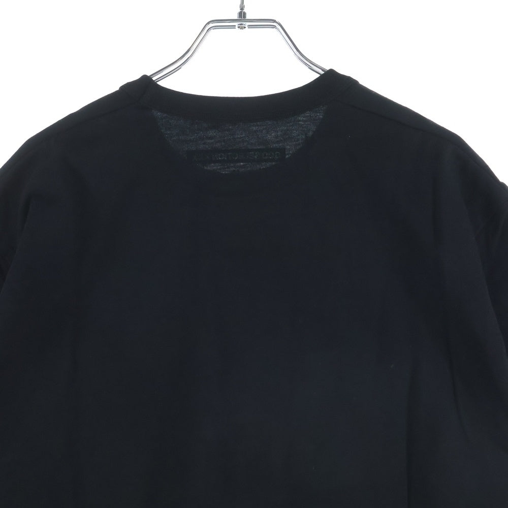 GOD SELECTION XXX(ゴッドセレクショントリプルエックス) 18AW ボクサーフォトプリント クルーネックコットン半袖Tシャツ ブラック GX-A18-061-UM86