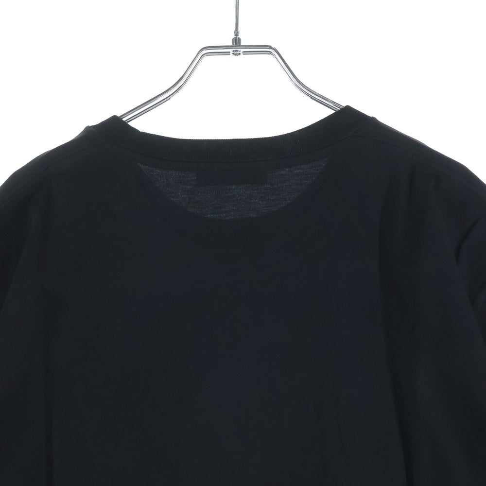 GOD SELECTION XXX(ゴッドセレクショントリプルエックス) 19SS TEE ロゴ フォト プリント クルーネックコットン半袖Tシャツ ブラック GX-S19-ST-23