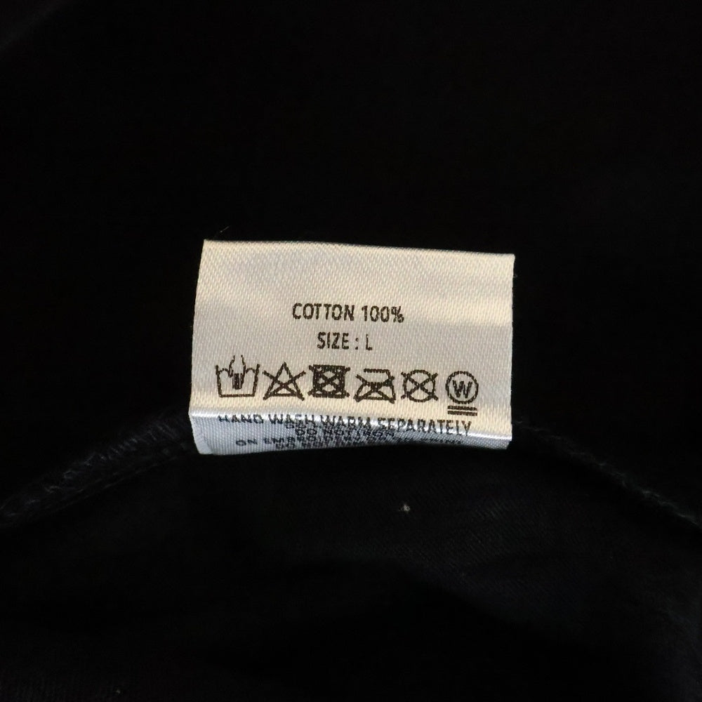 GOD SELECTION XXX(ゴッドセレクショントリプルエックス) 19SS TEE ロゴ フォト プリント クルーネックコットン半袖Tシャツ ブラック GX-S19-ST-23