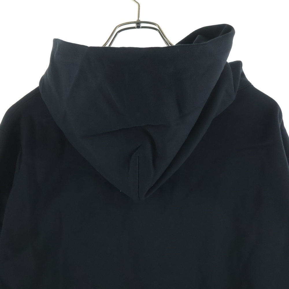 GOD SELECTION XXX(ゴッドセレクショントリプルエックス) 20AW ロゴ刺繍 コットンプルオーバーパーカー ブラック GX-A20-HD-01